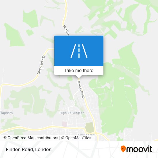 Findon Road map
