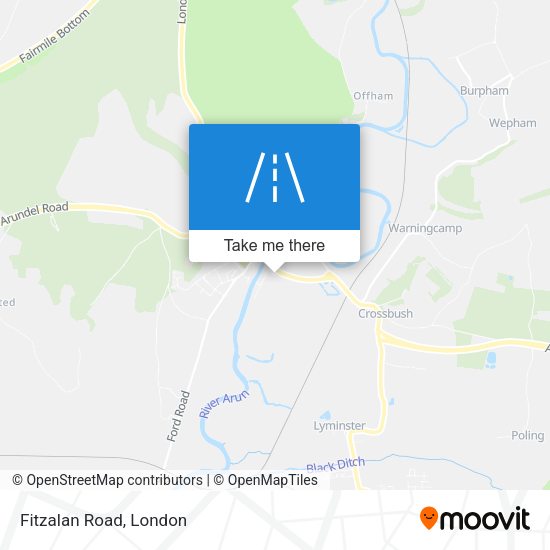 Fitzalan Road map