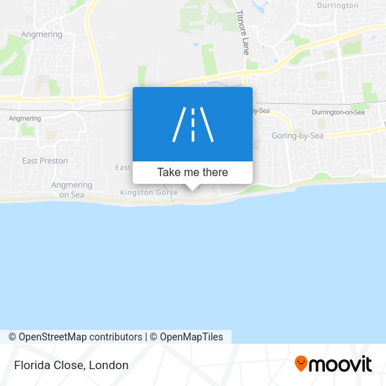Florida Close map