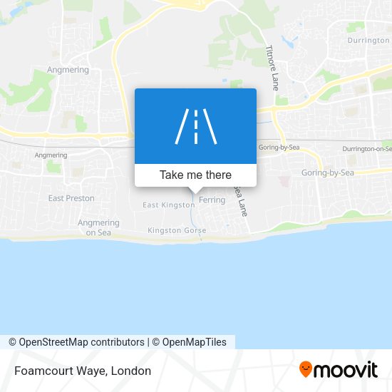 Foamcourt Waye map
