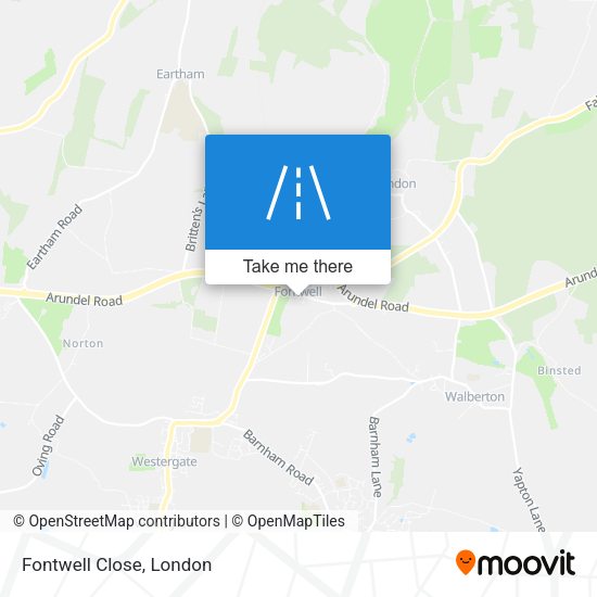 Fontwell Close map
