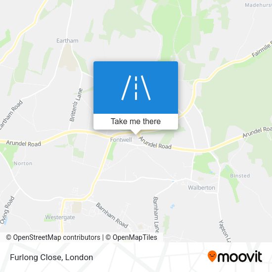 Furlong Close map