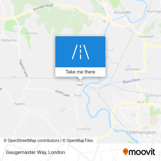 Gaugemaster Way map
