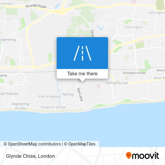Glynde Close map