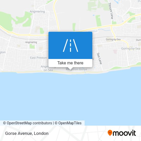 Gorse Avenue map