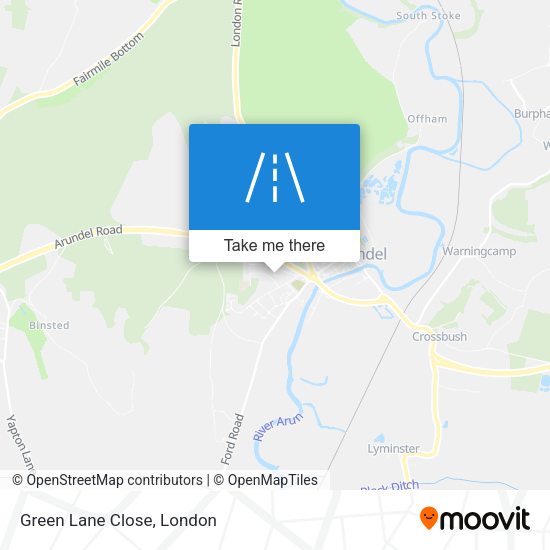 Green Lane Close map