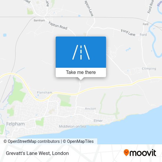 Grevatt's Lane West map