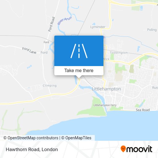 Hawthorn Road map