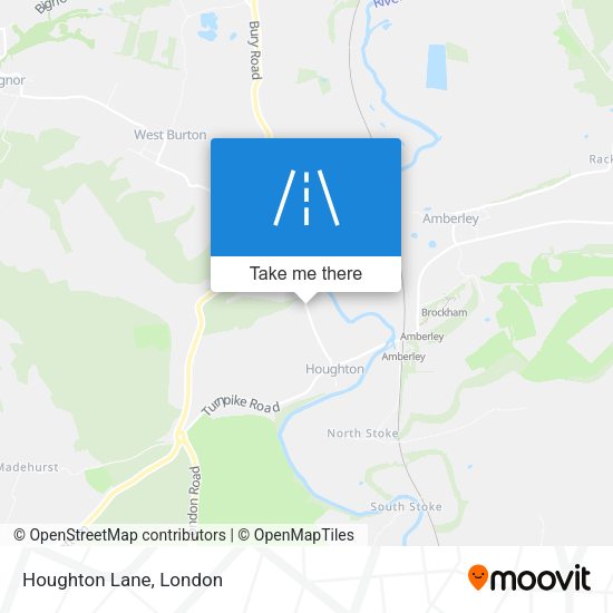 Houghton Lane map
