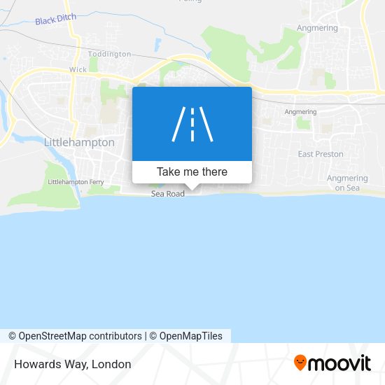 Howards Way map