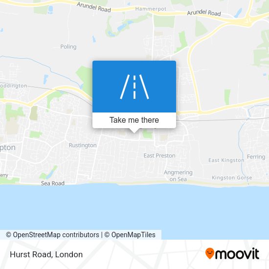 Hurst Road map