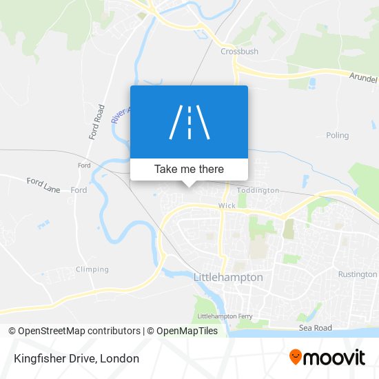 Kingfisher Drive map