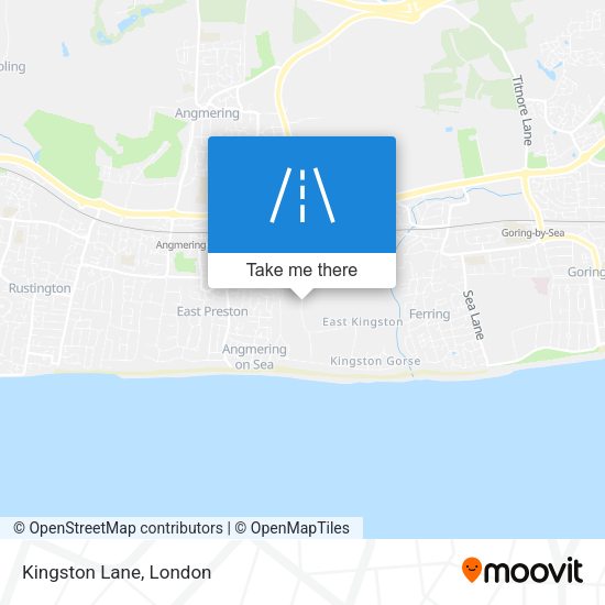 Kingston Lane map