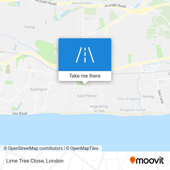 Lime Tree Close map