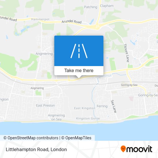 Littlehampton Road map