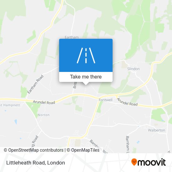 Littleheath Road map