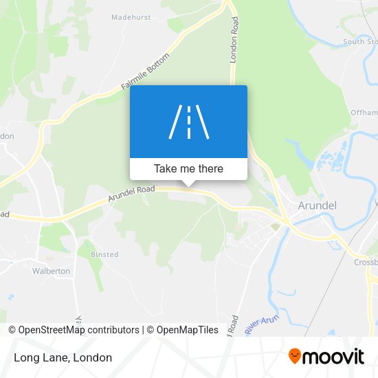 Long Lane map