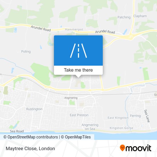 Maytree Close map