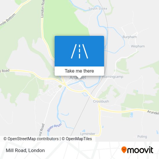 Mill Road map