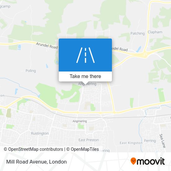 Mill Road Avenue map