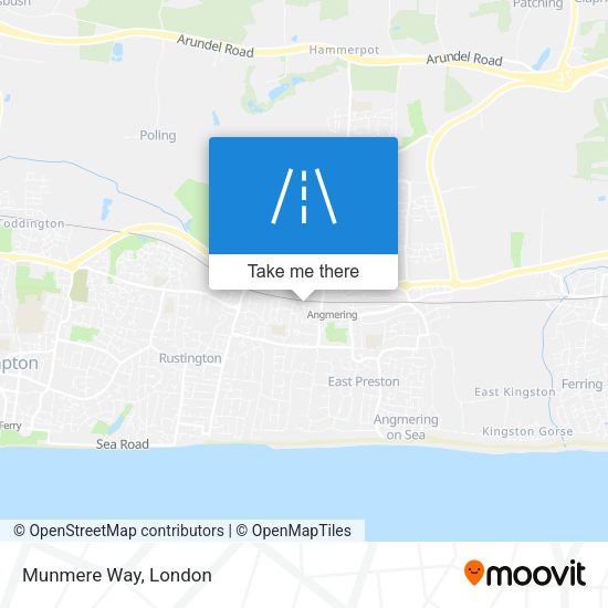 Munmere Way map