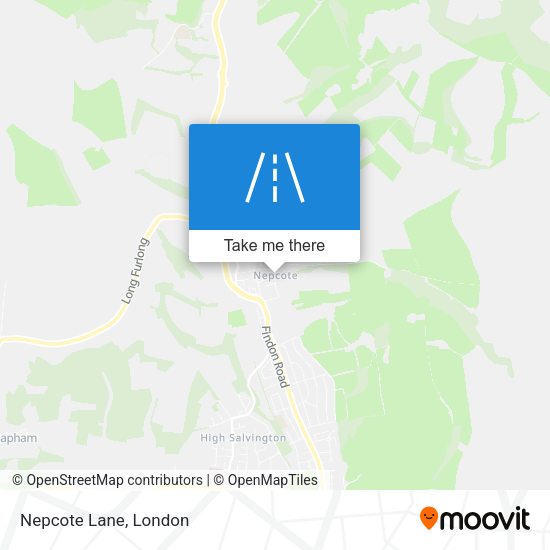 Nepcote Lane map
