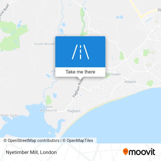 Nyetimber Mill map