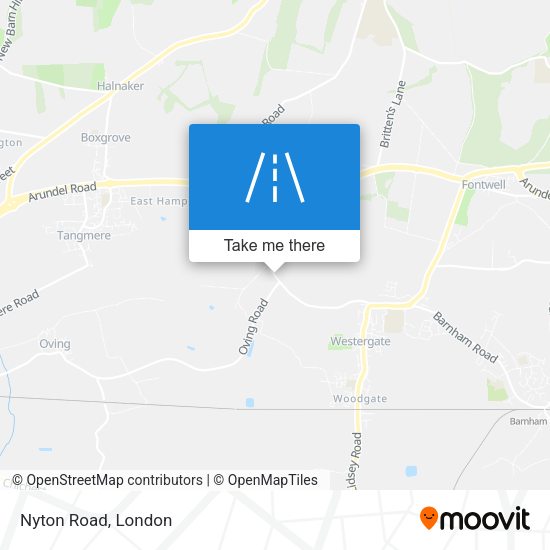 Nyton Road map