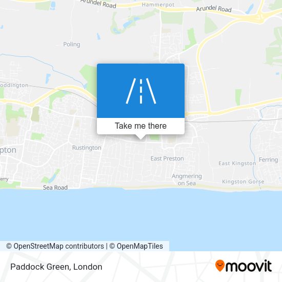 Paddock Green map