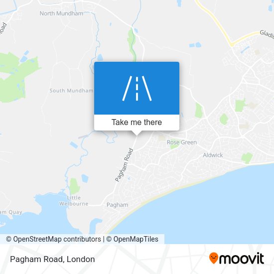 Pagham Road map