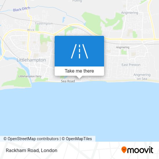 Rackham Road map