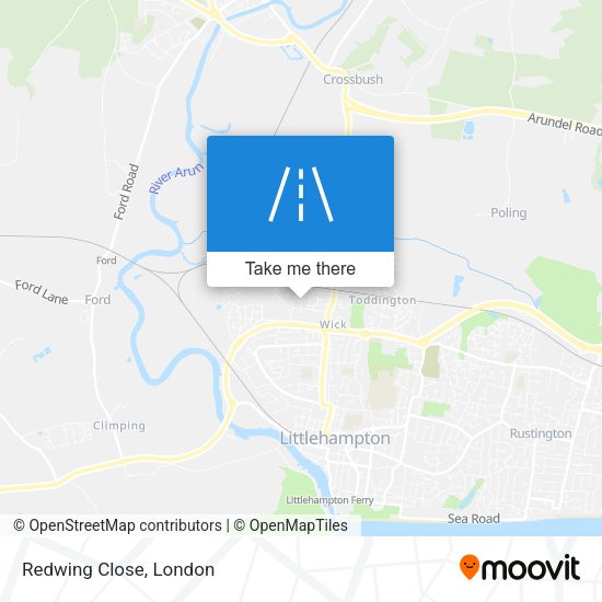 Redwing Close map