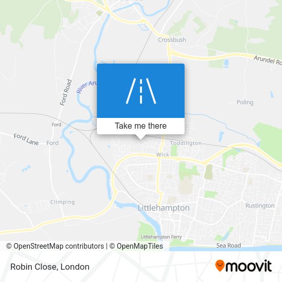 Robin Close map