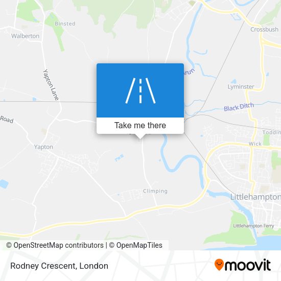 Rodney Crescent map