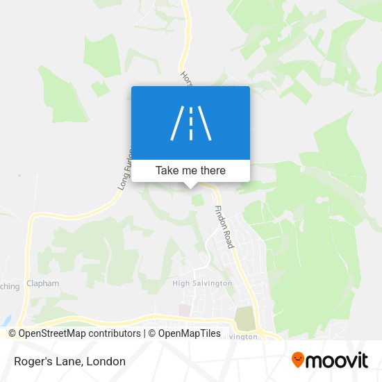 Roger's Lane map