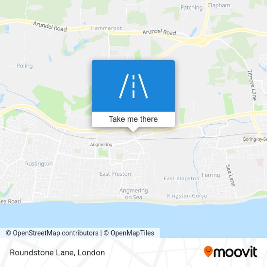Roundstone Lane map