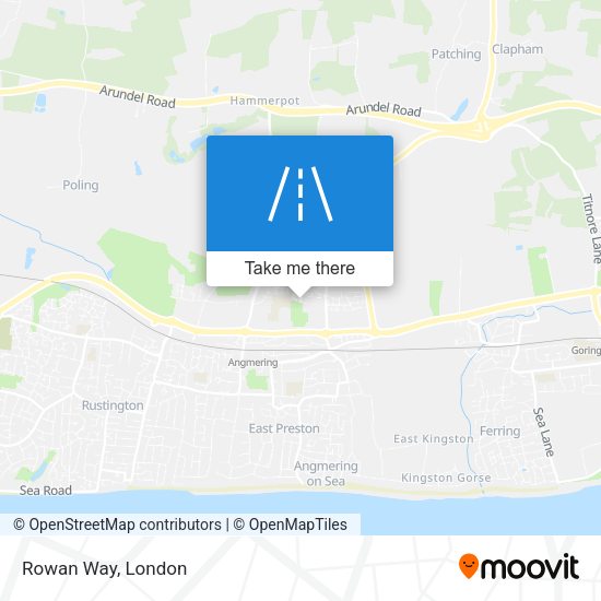Rowan Way map