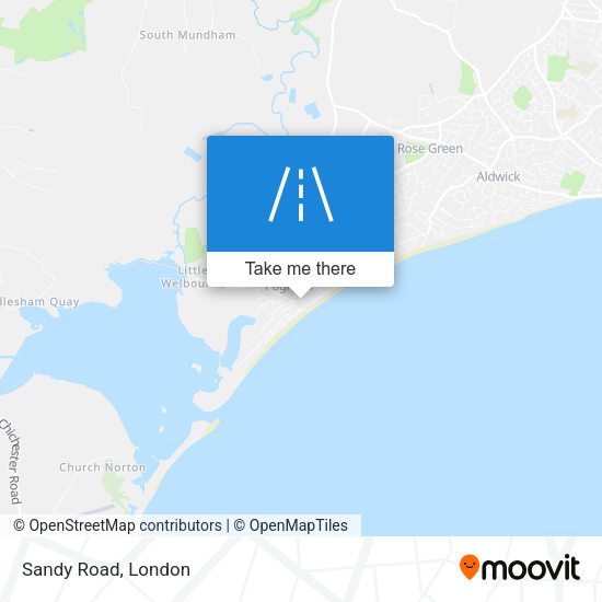 Sandy Road map