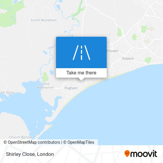 Shirley Close map