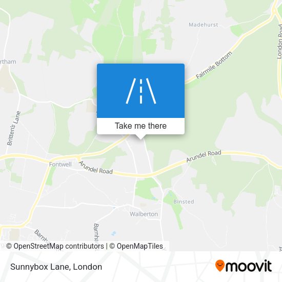 Sunnybox Lane map