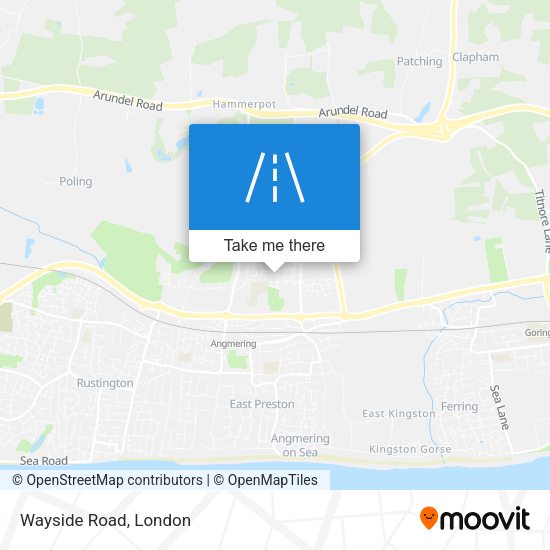Wayside Road map