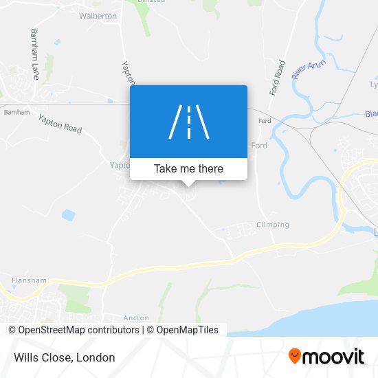 Wills Close map