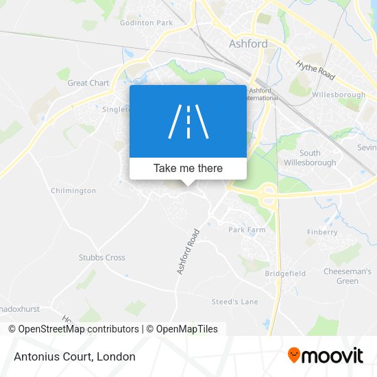 Antonius Court map