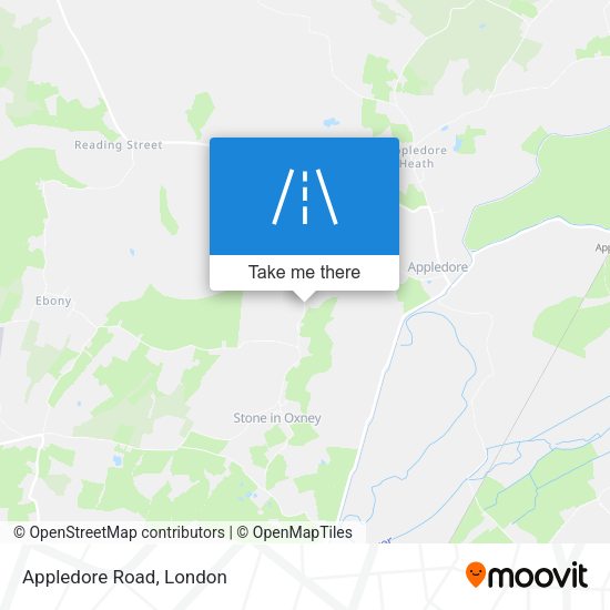 Appledore Road map