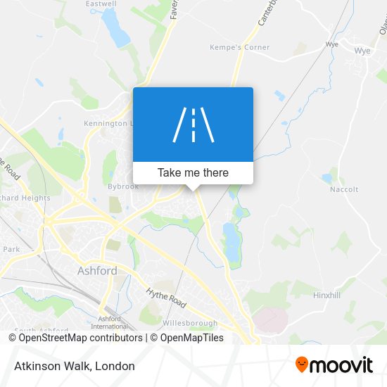 Atkinson Walk map