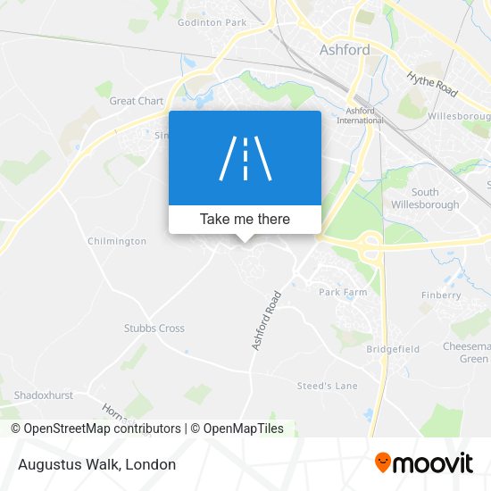 Augustus Walk map
