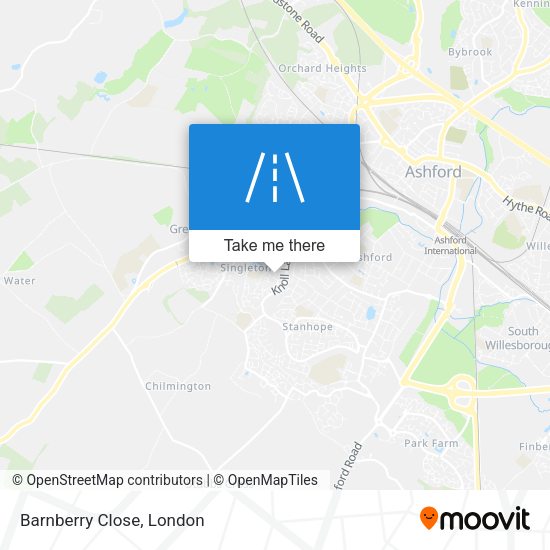 Barnberry Close map