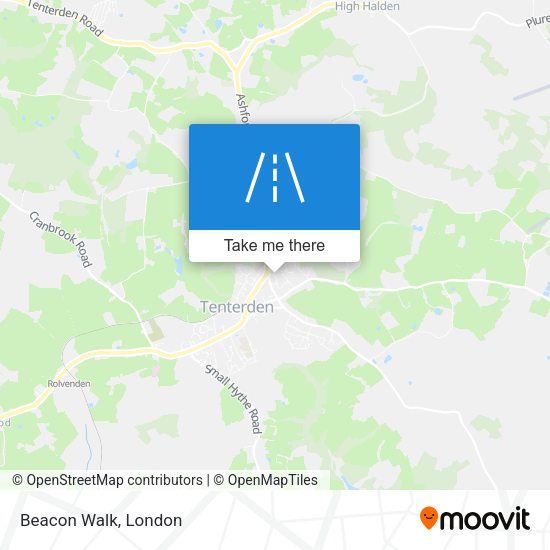Beacon Walk map