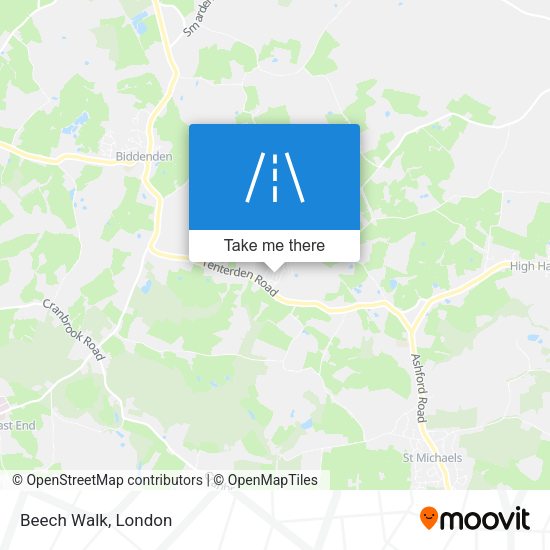 Beech Walk map