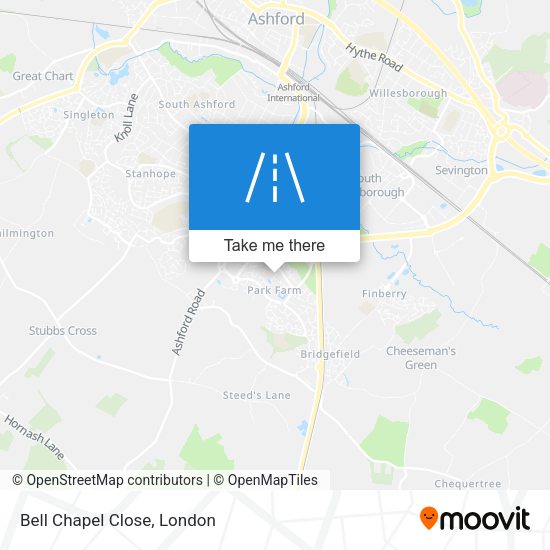 Bell Chapel Close map